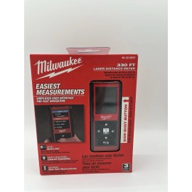 Milwaukee 330ft Laser Distance Meter Digital Auto-Level Color Screen 48-22-9803