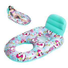 Pool Lounger, Pool Lake Beach， Extra Large Inflatable Lounger Float Float Pool Lounge Chair Adul t Pool Float Pool