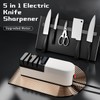 Electric knife sharpener, 5 in 1 knife sharpening system with
