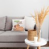 Capybara with Bubble Tea Cuddly Cushion with Saying Just Chill