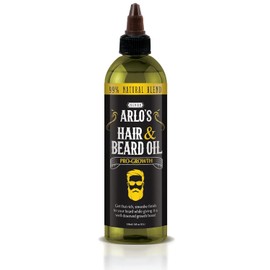 Arlo's Aceite Pro-Growth para Cabello y Barba 8 oz. - Aceite para el Crecimiento del Cabello y la Barba