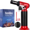 Sondiko Butane Torch with Fuel Gauge S907, Refillable Soldering Torch
