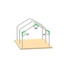 Canopy Tent Fittings 1-3/4" Connectors 3 Way, 4 Way Set