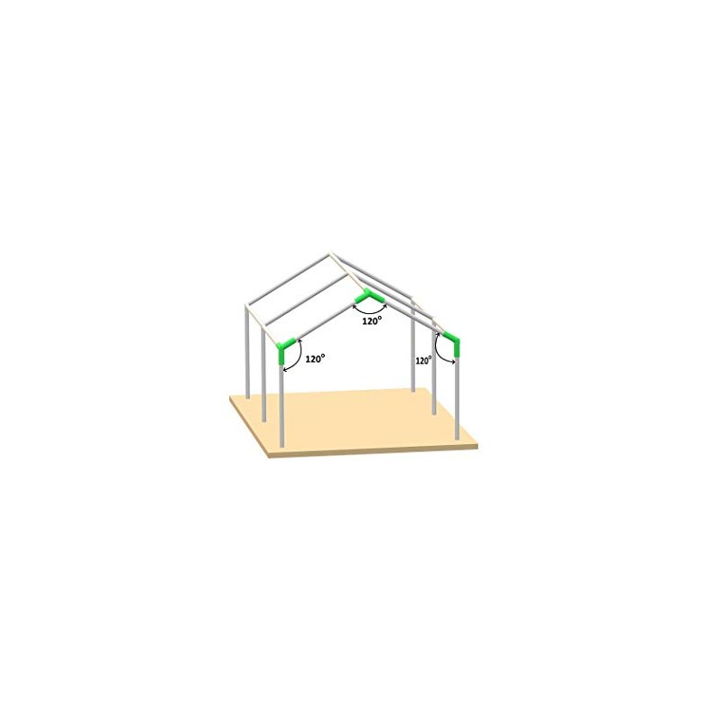 Canopy Tent Fittings 1-3/4" Connectors 3 Way, 4 Way Set
