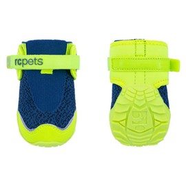 RC Pets High Traction, Breathable, Reflective Apex Dog Boots | Medium, Arctic Blue/Tennis