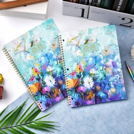 Student Planner 2025-2026 - School Planner 2025-2026 from July 2025- June 2026, 9" × 11", Student Lesson Book with 368 Stickers, Monthly Tabs, 3-Hole Punched, Perfect for Academic year