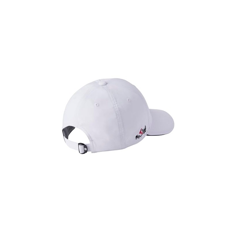 FootJoy FH25ABSC-1 Men's Basic Cap, Shoe Icon, White, 22.4 -
