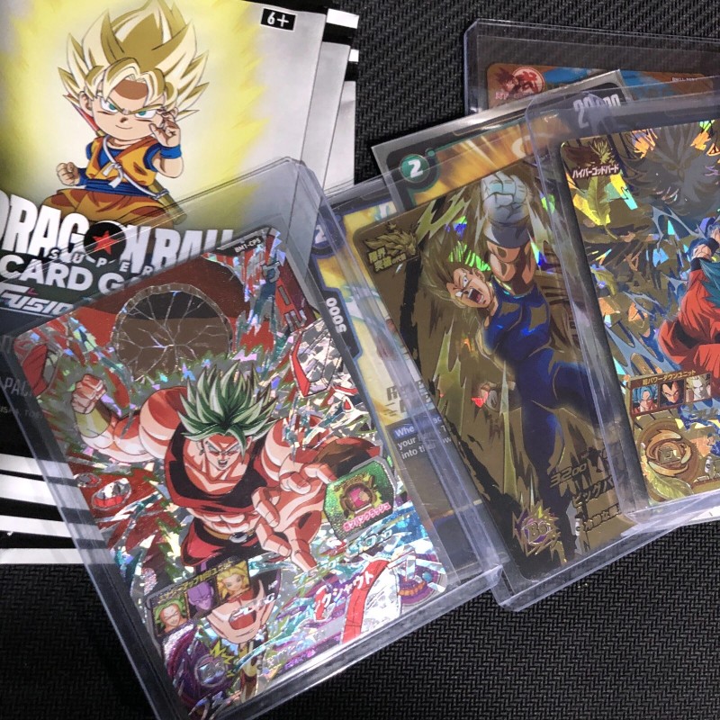 Dragon Ball Super/Héroes Sealed Promo Pack And 2 Gold Stamp