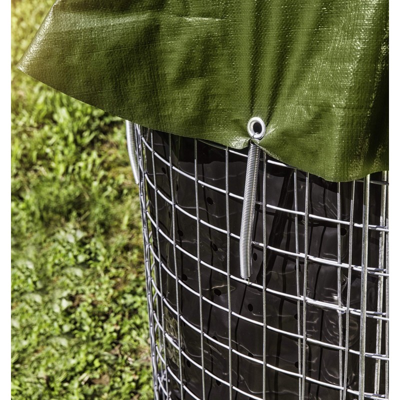 Windhager Composter Cover, Protective Cover for Composter, Tarpaulin Compost, Green,