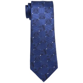Peanuts PN914462 Snoopy Necktie, Navy Blue, Business Necktie, Gift, PN914462 Navy