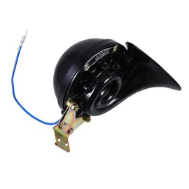 Mikinona Motorcycle Atv Electric Horn Round Speaker for Scooters Safety Horn Easy to Install Construction
