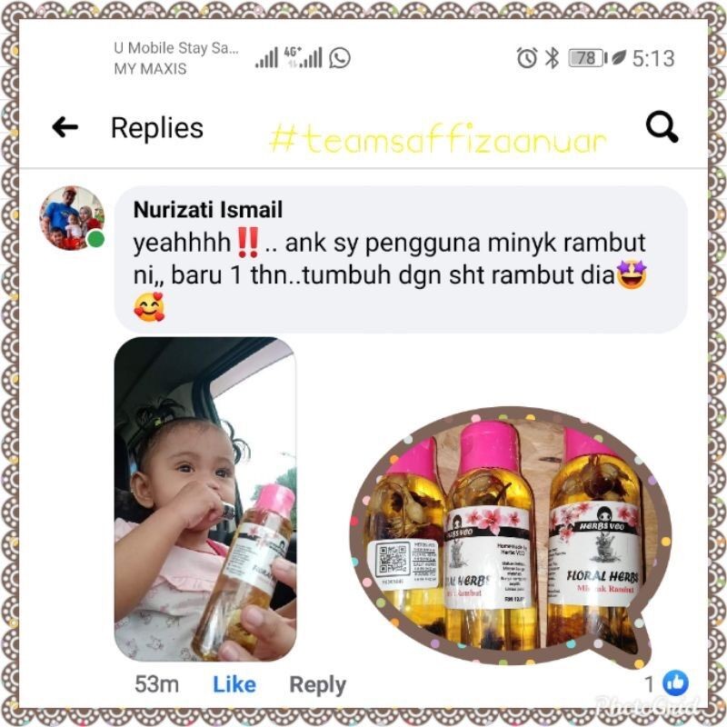 vco 🔥BEST SELLING🔥🎁+ MINYAK RAMBUT FLORAL HERBS [TANPA BAHAN KIMIA]