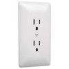 TayMac MW2000W Masque 2000 Series 1-Gang Nonmetallic Decorator Style Duplex