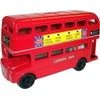 London Souvenir Large Big Red Bus Money Box Made of Metal and Plastic