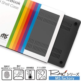 MS factory MacBook Matte Hard Shell Computer Case, Computer Cover, RMC Original Color for Apple MacBook, Air/Pro/Retina 11 12 13 15 16 inches, blk