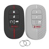 QBUC 2 PCS Key Fob Cover for (5 Buttons) Honda