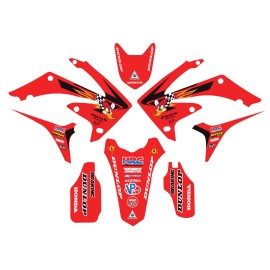 HONDA WOODY 2010-2013 CRF250 2009-2012 CRF450 GRAPHICS KIT STICKER DECALS 21mil