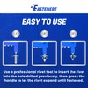 Fastenere Pop Rivets - 1/8" x 1/16" (100 pcs) Heavy
