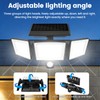 Bingxue Upgrade 208 LED Motion Sensor lam Outdoor Solar Sensor