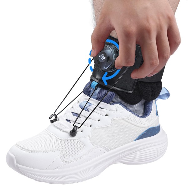 PRFCTLIFE AFO Foot Drop Brace for Walking with Shoes, Upgraded