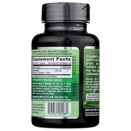 Emerald Labs Resveratrol - Dietary Supplement with Resveratrol for Cellular and Cardiovascular Support - 30 Vegetable Capsules