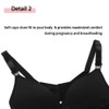 Derssity Women's Wireless Nursing Bra Comfy Sleeping Bra Soft Maternity