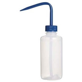 Narrow Mouth Wash Bottle with Blue Spout 250ml