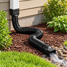 Retractable Rain Gutter Downspout Extension for Outdoor Drainage – Adjustable Water Diverter for Home Rainwater Management