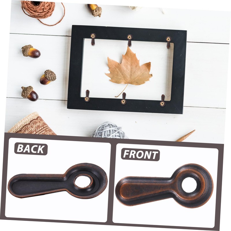 iplusmile 100pcs Picture Frame Backing Clips Turn Button Fasteners for