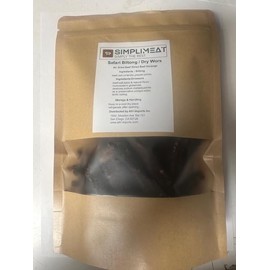 SimpliMEAT Safari Biltong Bites Air-Dried, Sugar-Free, Dairy-Free, Paleo, Keto 2 by 8oz 1LB