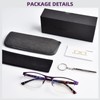 FONHCOO Reading Glasses for Women Men, Blue Light Blocking Reading