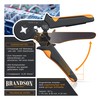 Brandson - Crimping Pliers Including 1200 Ferrules Set - Professional
