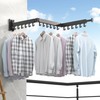 ZdwCyl Clothes Drying Rack,Laundry Drying Rack Wall Mount, Space Saver