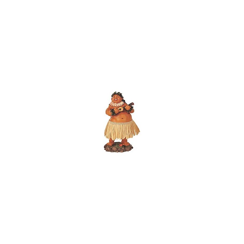 KC Hawaii Leilani Dashboard Hula Doll Local Boy with Ukulele