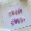 Plump Blueberry Handmade Nail Tips - Midi Ballet / 통통