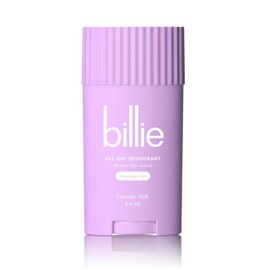 Billie All Day Deodorant, 24-hour Odor Protection, Aluminum-Free, Lavender Milk, 2.6oz
