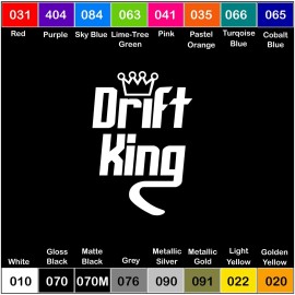 Oracal Drift King V2 Vinyl Decal Sticker Window Illest clean stance hella jdm