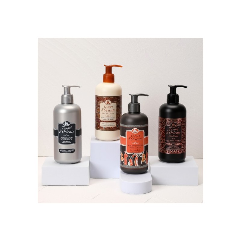 Tesori d'Oriente Cream Soap 300ml Hammam / 테소리도리엔테 크림솝 300ml