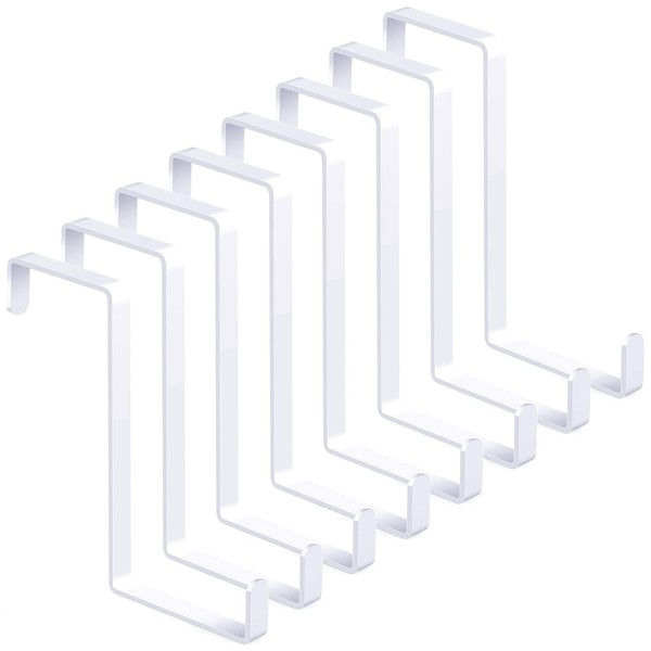 8 Pack Over Door Hooks, Metal Over The Door Hook