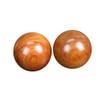 FRCOLOR 2pcs Wooden Massage Balls Round Fitness Hand Exercise Balls