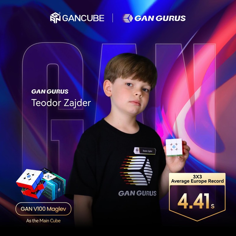 GAN V100 Maglev UV Cubo di Velocità Professionale Speed cube