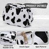 AfitLulu Handbag Women's Nylon Shoulder Bag with Cow Pattern and