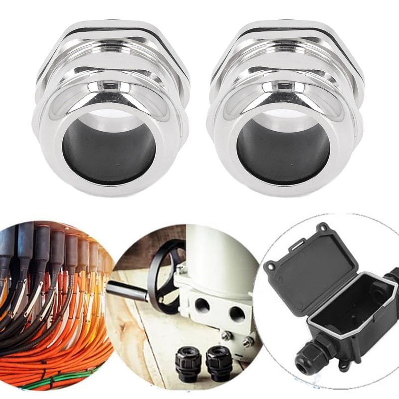 Cable Gland Stress Relief IP68 Waterproof Ni Plated Brass Metal