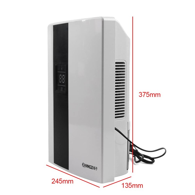 2.2L Dehumidifier for Home, Basement and Room 323ft², with Drain