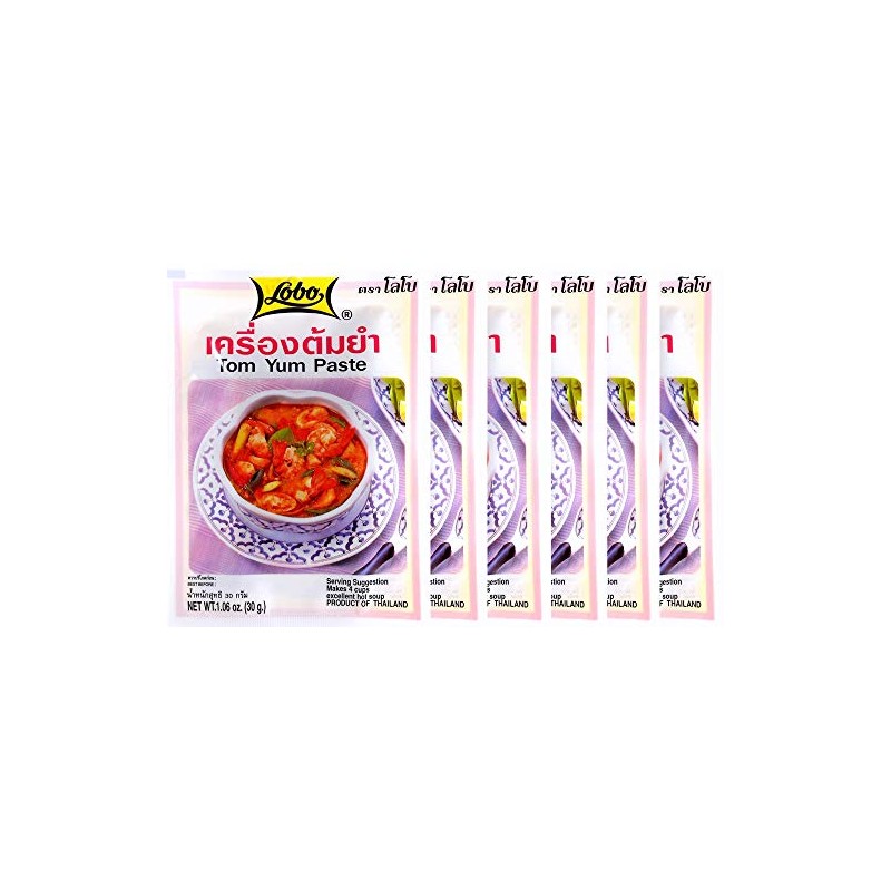 Lobo Spicy Tom Yum Shrimp Paste for Thai Food Soup
