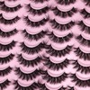 Mink Lashes Fluffy Faux Mink Eyelashes Wispy 20mm Long D