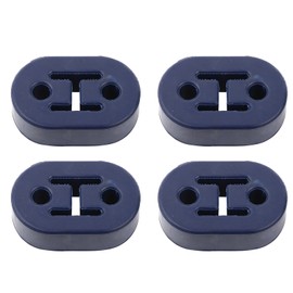 4PCS Universal Blue Silicon Muffler Exhaust Hanger Short Hangers 12mm1/2''
