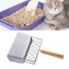 Cat Litter Scoop Kitty Metal Scooper with Deep Shovel Long