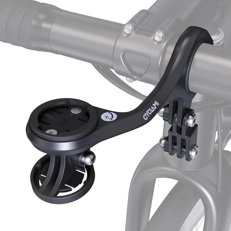 CYCLAMI M6 Front Bike Mount for Garmin, iGPSPORT, XOSS, CooSpo,