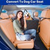 ITNAST Convertible Back Seat Extender for Dogs, Foldable 400lbs Hard